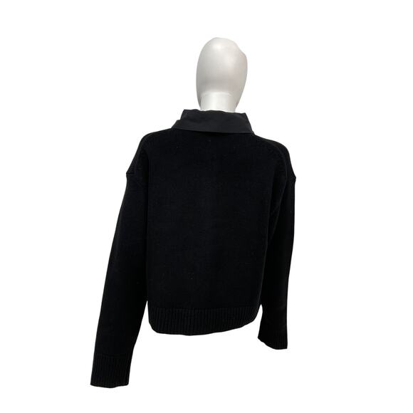 Cecilie Bahnsen 'Bibi' Black Cashmere Cardigan Size M - Picture 3 of 5